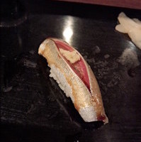 蒸し穴子にぎり