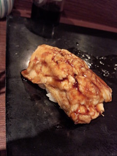 蒸し穴子にぎり