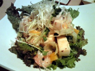 蓮根とクリームチーズの美肌サラダ