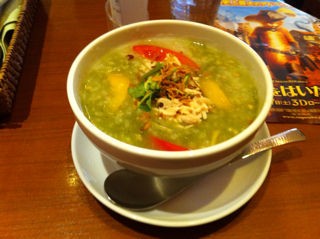グリーンカレー粥