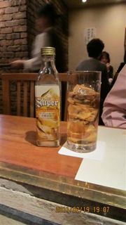 ウィスキーの水割り