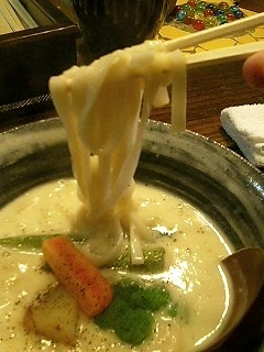 クリームシチューうどん