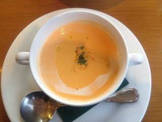 金時人参のクリームスープ