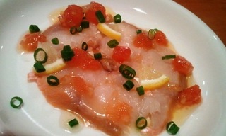 ホッケのカルパッチョ