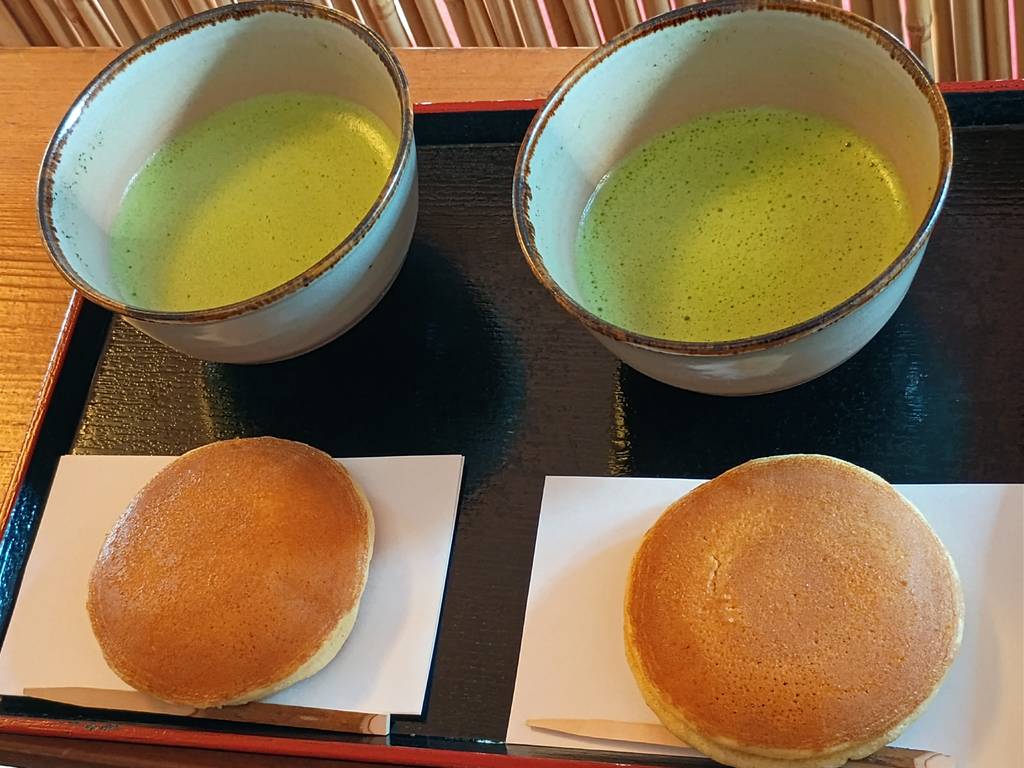 栗どら抹茶セット