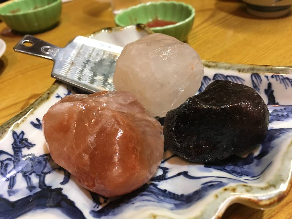 天ぷらの三種のお塩