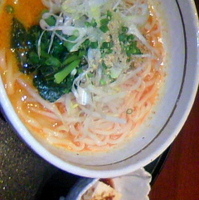 ランチ　タンタン麺