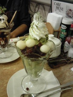 抹茶白玉パフェ