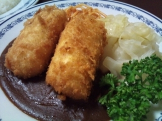 大エビフライ・カニクリームコロッケ