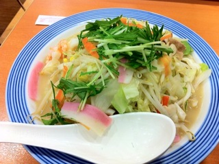 冬の野菜たっぷりちゃんぽん