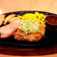 若鶏とパンチェッタのグリル