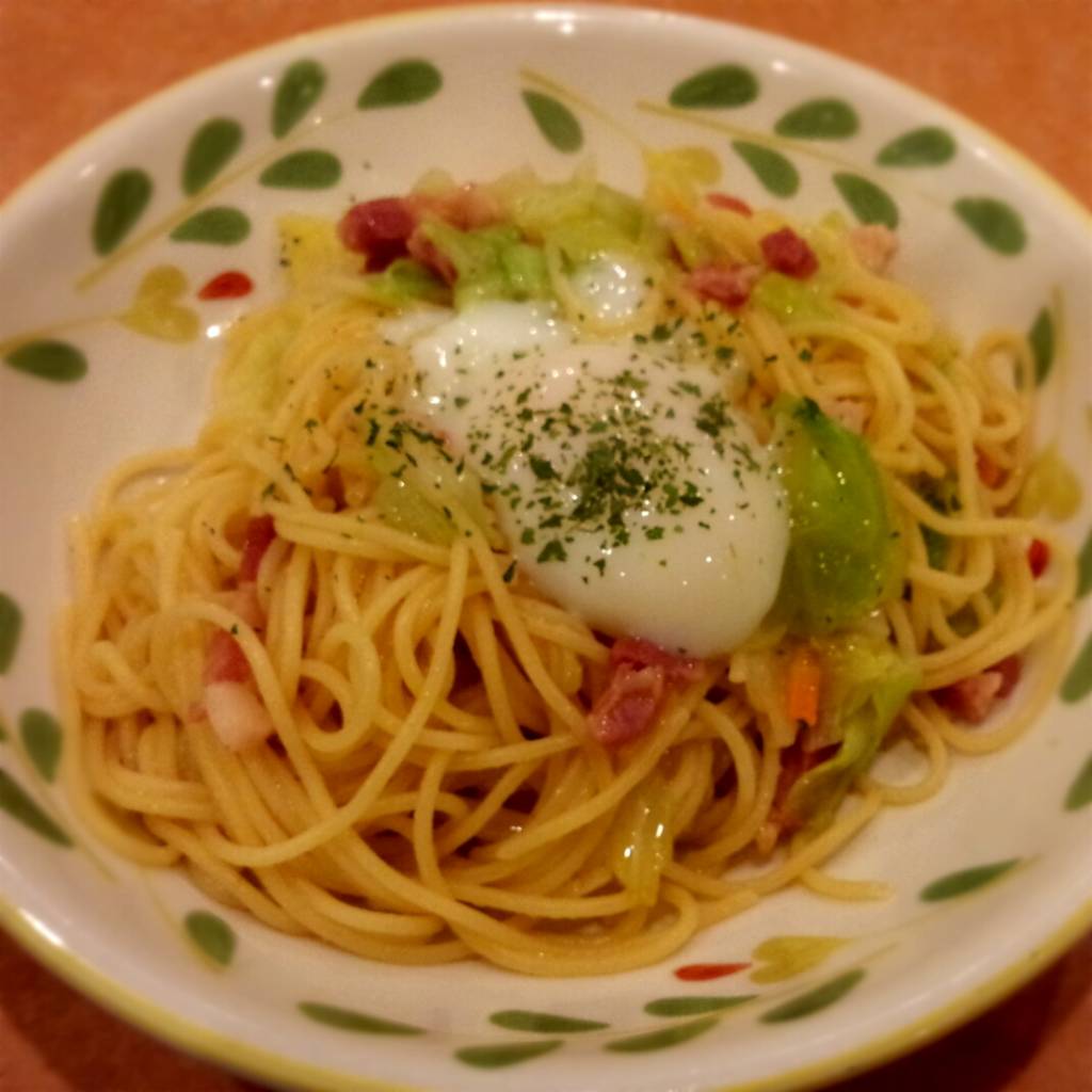 きゃべつのペペロンチーノ