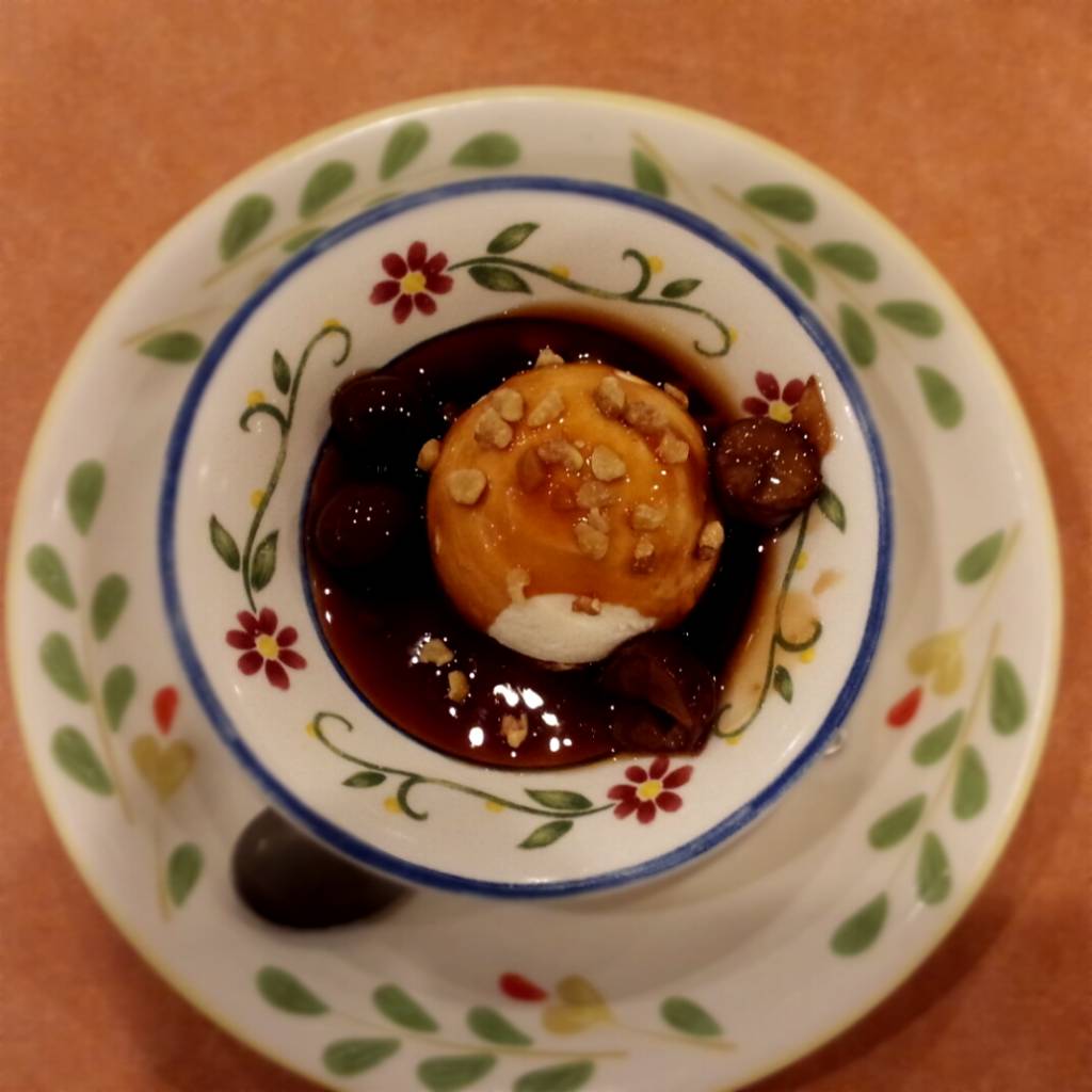 マロンソースのミルクジェラート