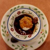 マロンソースのミルクジェラート