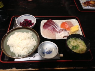 刺身盛り合わせ定食