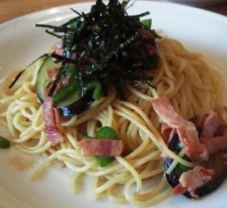 ナスベーコンしょうゆ味