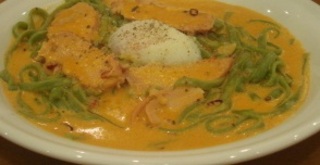 ピリ辛ミートクリームカルボナーラ