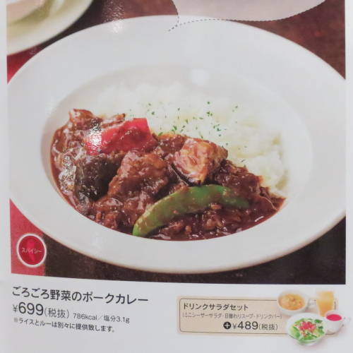 ごろごろ野菜のポークカレー