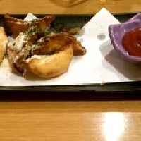 チーズ餃子揚げ