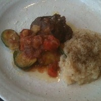 本日のお肉料理とチーズリゾットのセット