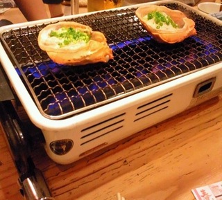 蟹味噌の甲羅焼き
