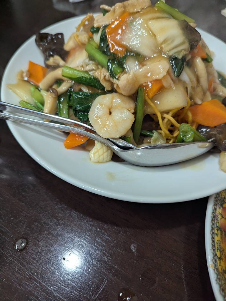 餡掛けかた焼きそば