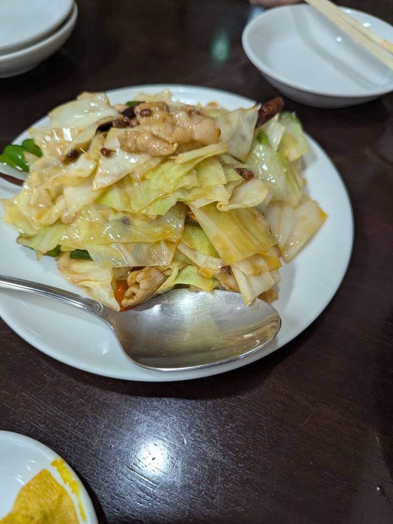 キャベツ炒め（辛め）