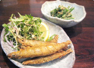 子持ちししゃもの唐揚げ