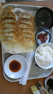 ダブル餃子定食