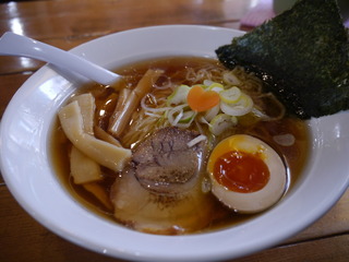 醤油ラーメン　ミニチャーシュウ丼