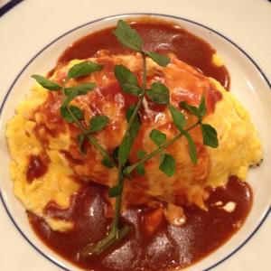 のっけ卵のオムライス