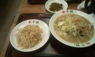 ちゃんぽん　チャーハンセット