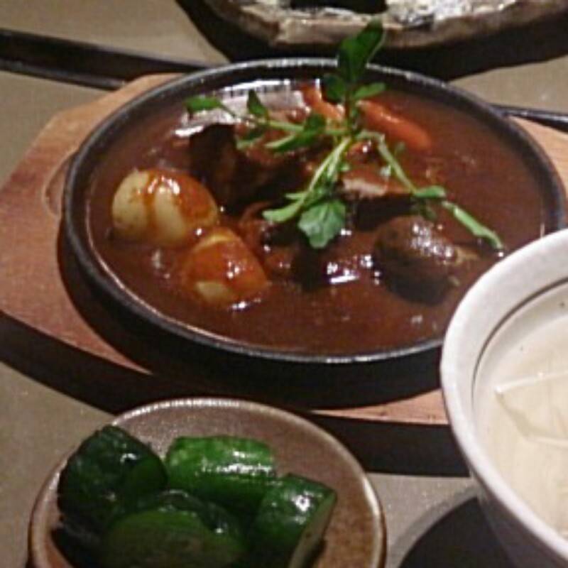 牛たんシチュー定食
