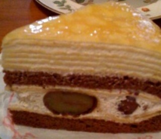 栗のミルクレープ