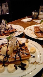 アメリカンワッフル～チョコバナナ～