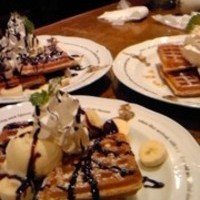 アメリカンワッフル～チョコバナナ～