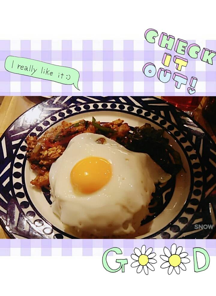 ガパオ炒めご飯