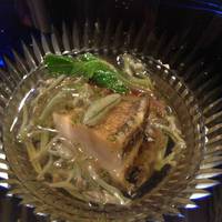 アワビとじゅんさい