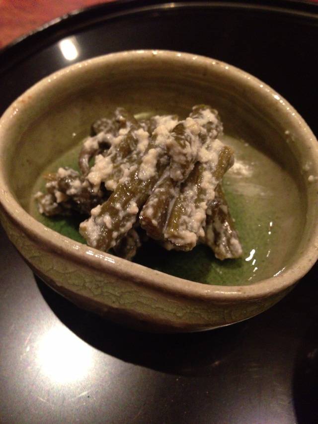 ゼンマイの白和え