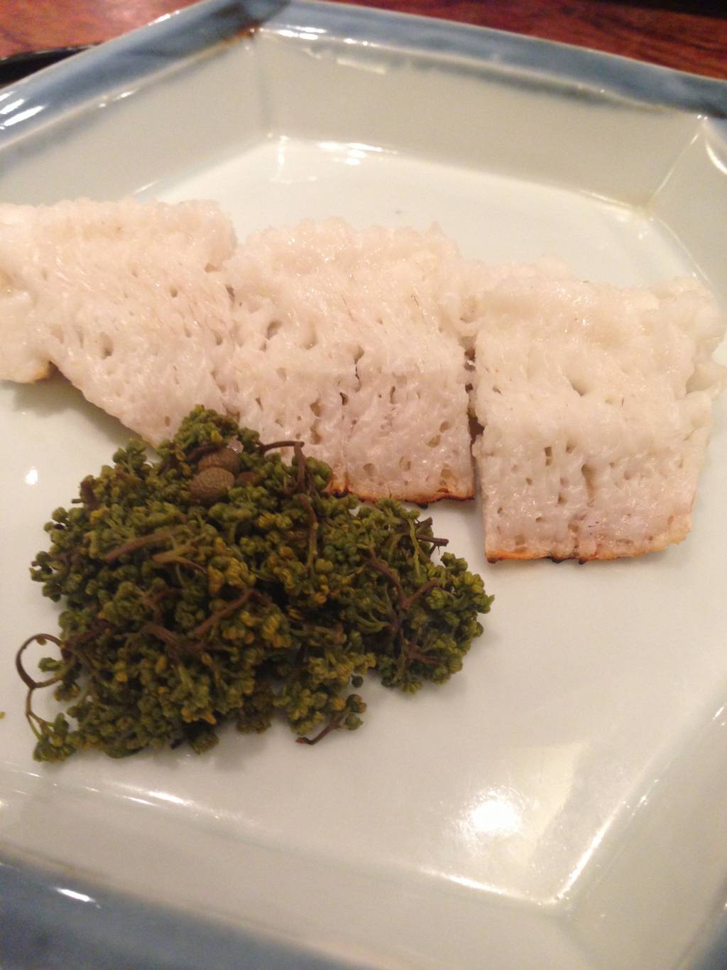 鱧の焼き物　花山椒の佃煮