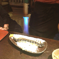 自慢の炙り〆サバ