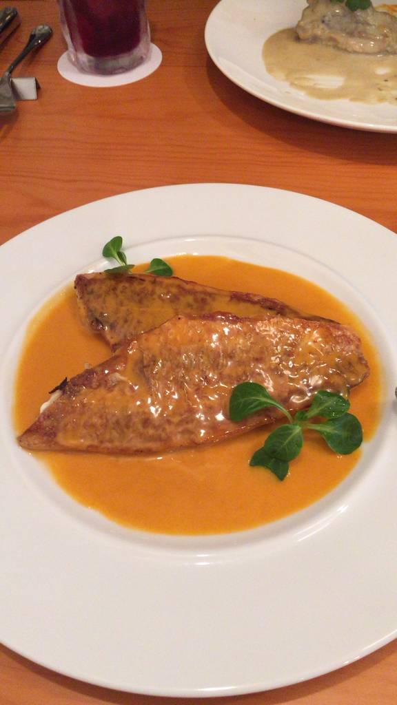 ヒラメのアメリケーヌソース