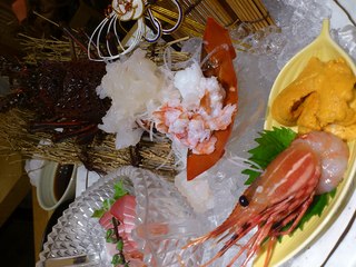 伊勢海老のお造り