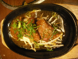 鉄板牛肉やわらかステーキ