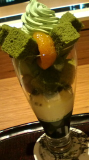 抹茶カステラパフェ