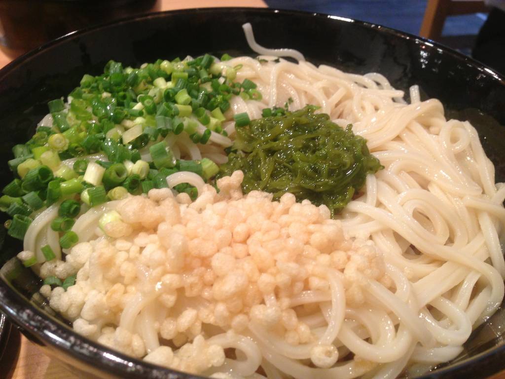 冷やし釜揚げうどん