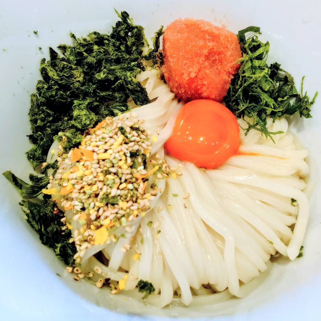 明太釜玉うどん