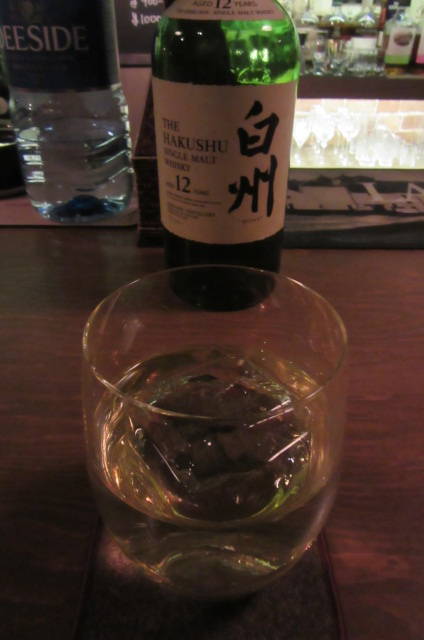 サントリー白州１２年　ロック・ダブル
