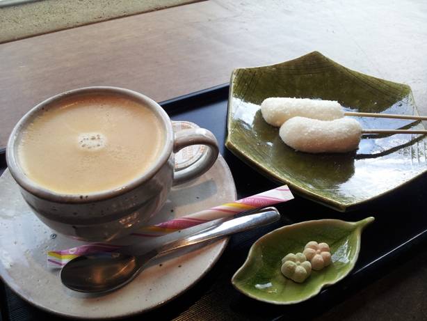 ちご餅のセット