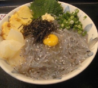 生しらす丼